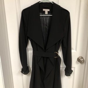 Black trench coat